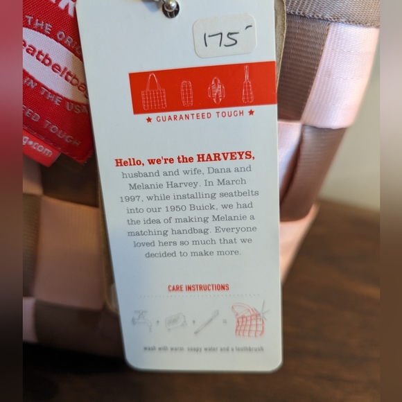 Harveys seatbelt purse Limited edition Strawberry milkshake - Picture 2 of 11